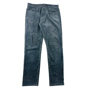 Grayers Burlington Corduroy‎ Pants Men 33W/32 Blue/Gray Premium Quality Workwear
